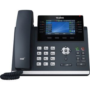 Yealink SIP-T46U IP Phone, 16 VoIP Accounts. 4.3" Color Display Dual USB 2.0